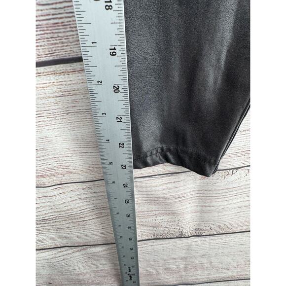 SPANX Shape Faux Leather Leggings Women's Size 2X Black - Picture 11 of 11